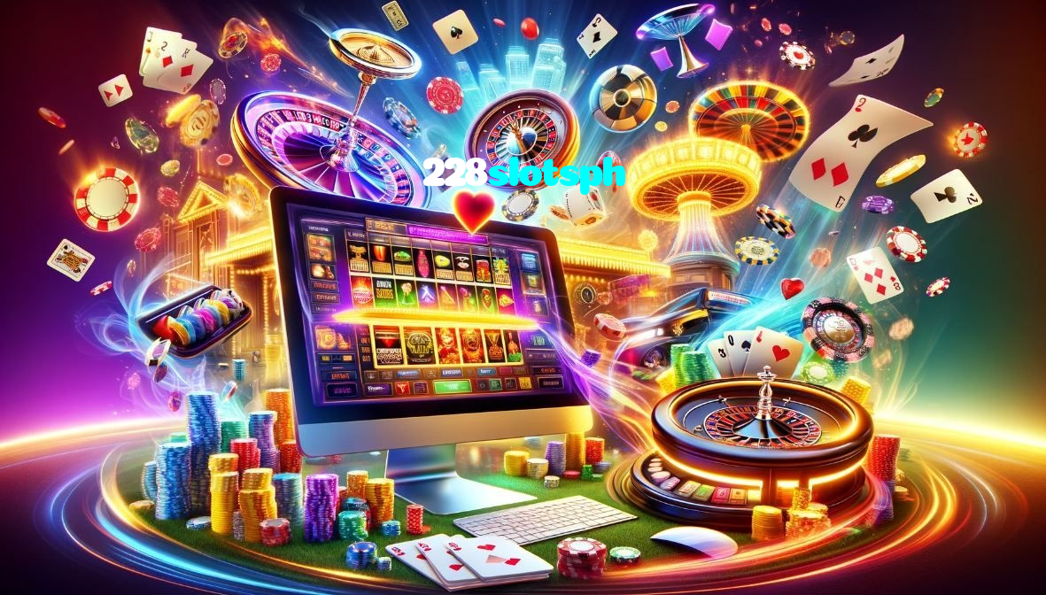 228slotsph casino presented on mobile device in Pakistan with slots and live games